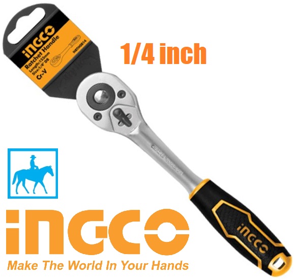 Bộ 12 đầu tuýp và cần siết cờ lê lực 1/4inch ingco hkts14122