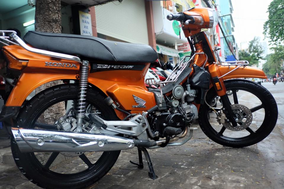 Honda dream độ phiên bản chất độc màu da cam cực phong cách 2banhvn #15 Honda dream độ phiên bản chất độc màu da cam cực phong cách 2banhvn