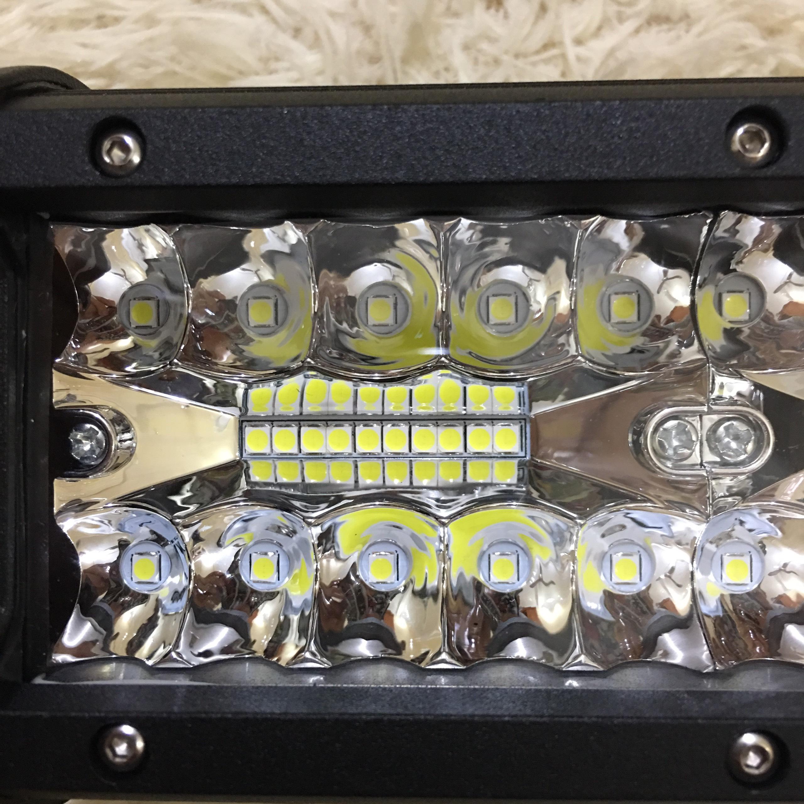 ĐÈN LED TRỢ SÁNG XE MÁY - Ô TÔ - 40LED 120W