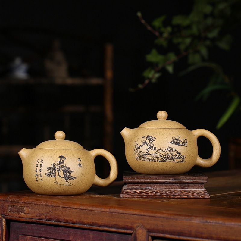 Ấm Tử Sa Nghi Hưng Tây Thi 420 ml (Chi Ma Đoạn Nê)