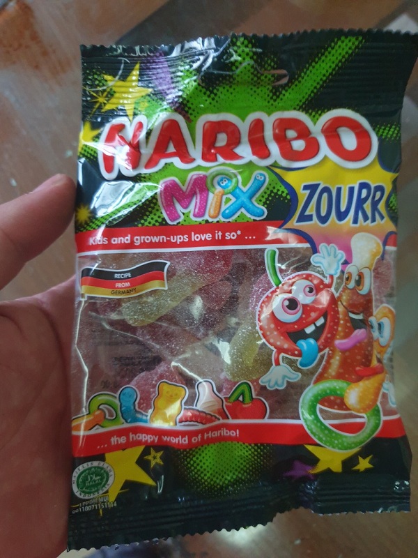 Kẹo Dẻo Haribo Mix Zourr 80G