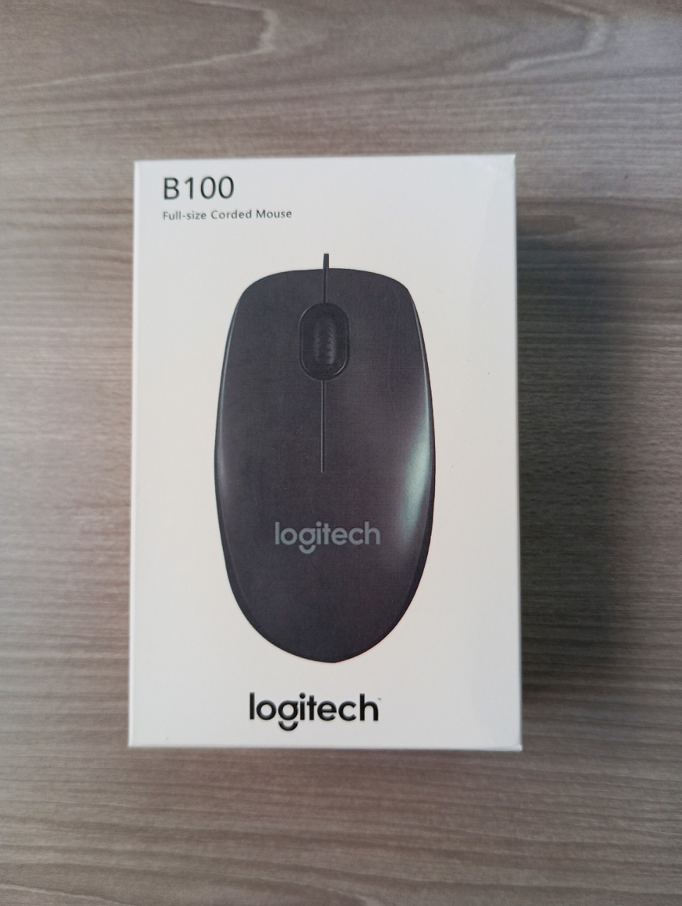 Chuột Máy Tính Có Dây Logitech - B100 (Màu Đen)