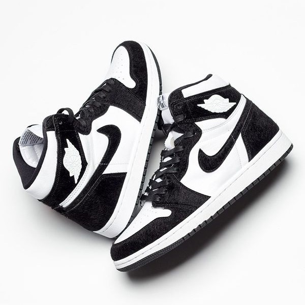 Giày Nam Nữ Sneaker J0rdan 1 Panda High Twist ( Full box)