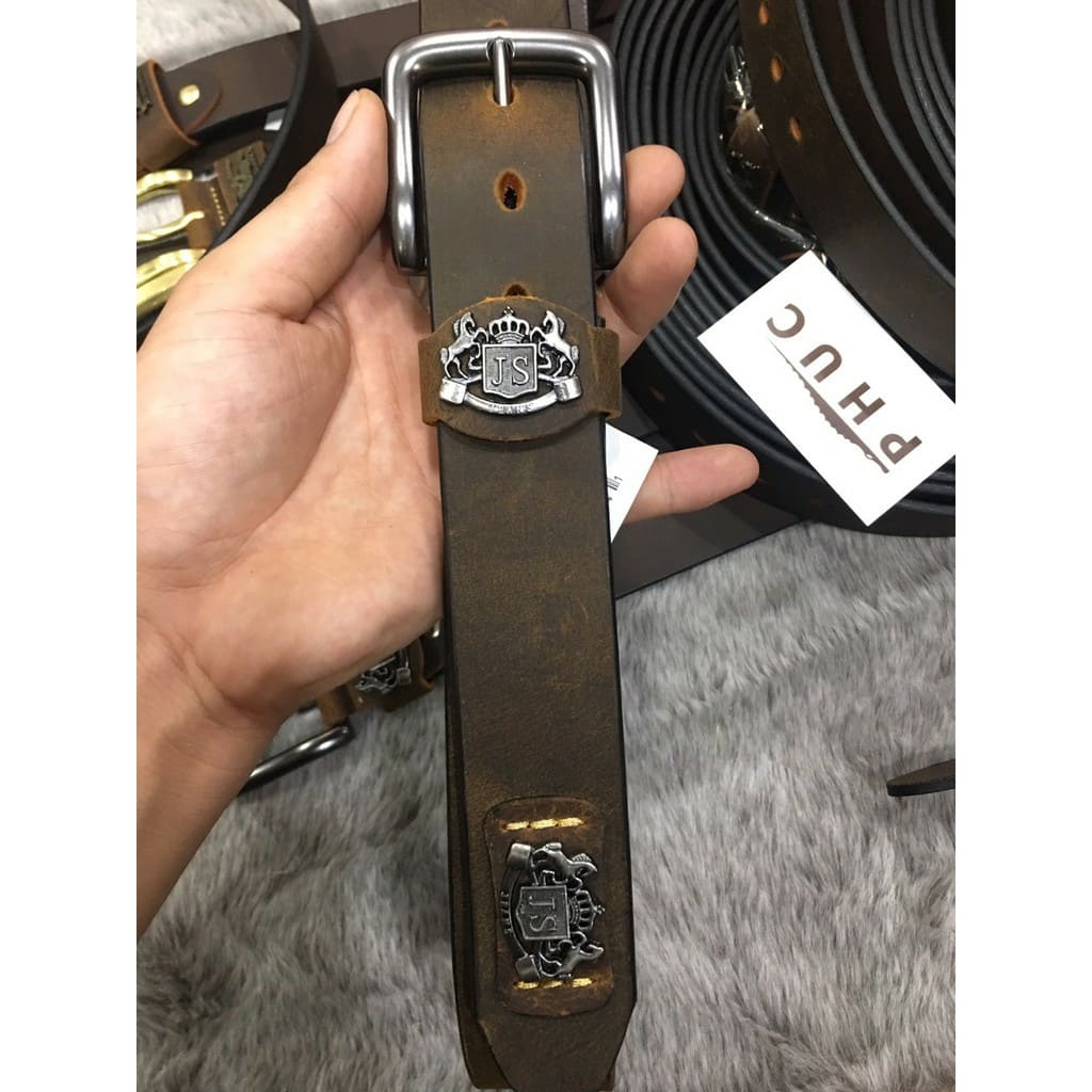 [HCM]Thắt lưng nam da bò sáp | Dây nịt nam da bò sáp