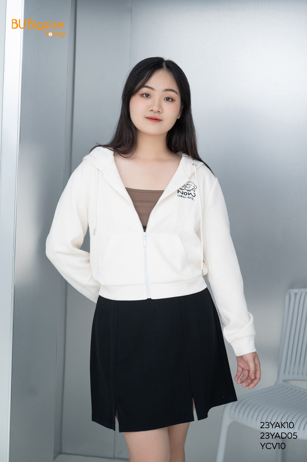 Áo ba lỗ dáng dài BIGSIZE (55kg đến 95kg) - 23YAD05 - [BU Bigsize Young]
