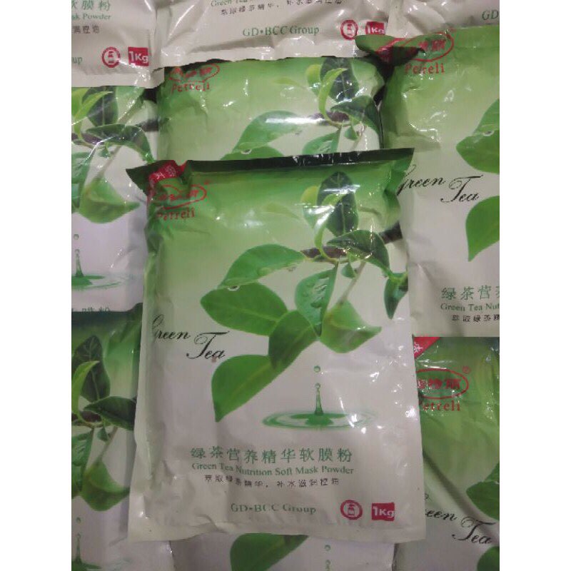 [Spa] Bột đắp mặt nạ trà xanh Green Tea gói 1kg