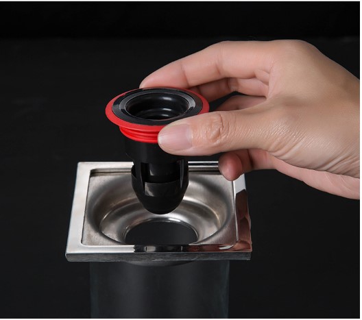 Ống thoát nước lọc rác nhà tắm chống mùi hiệu quả, lõi lọc rác ống thoát nước thông minh chống tắc nghẽn đường ống nước