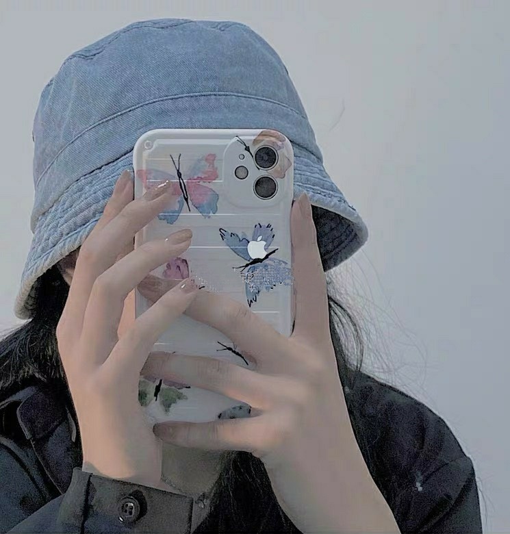 Mũ bucket denim trơn mẫu mới