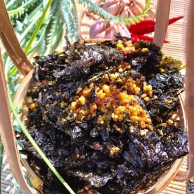 Rong biển cháy tỏi hủ 150gr