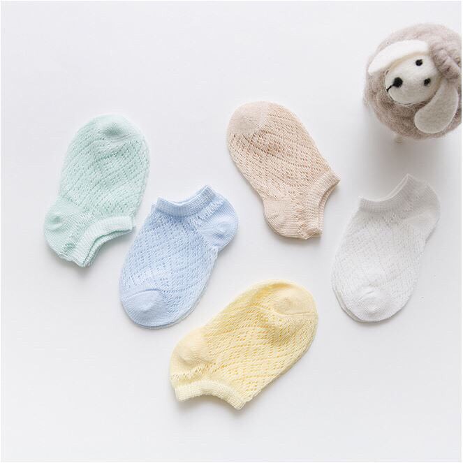 set 5 đôi Tất len lưới cho bé sơ sinh