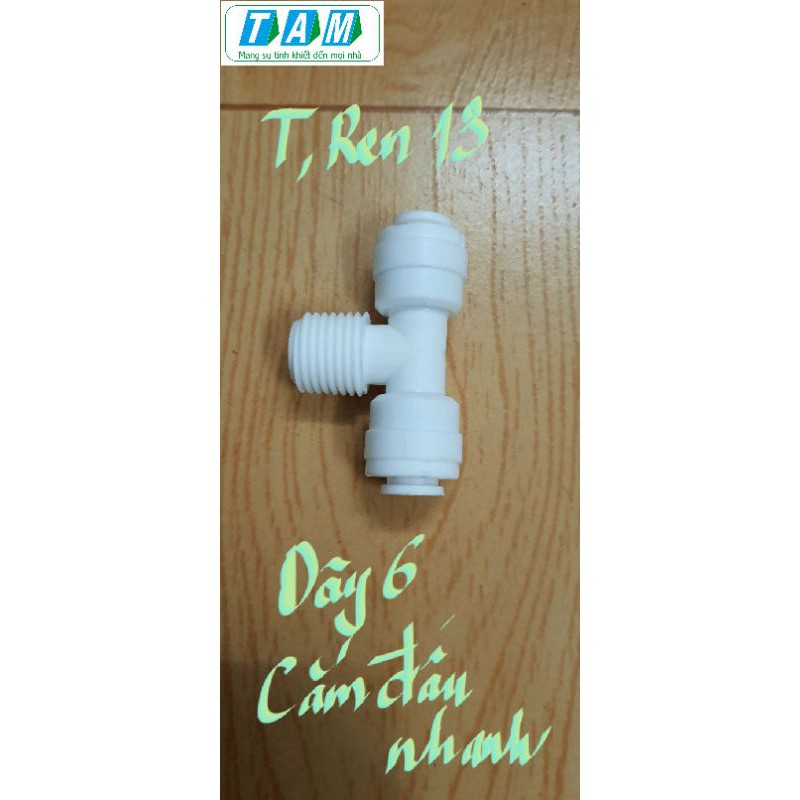 Tê cân 13 đấu nhanh ra dây 6mm
