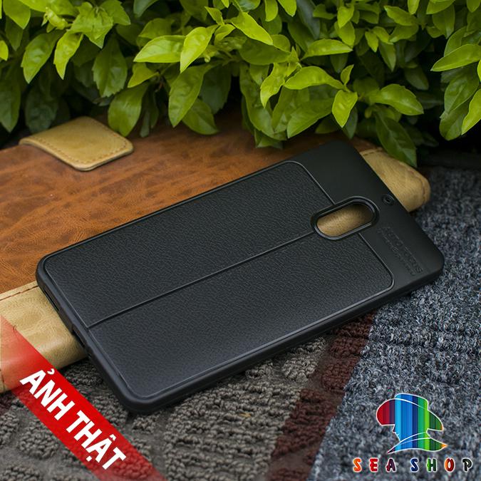 Ốp lưng Nokia 6 Nhựa dẻo - Vân da loại A