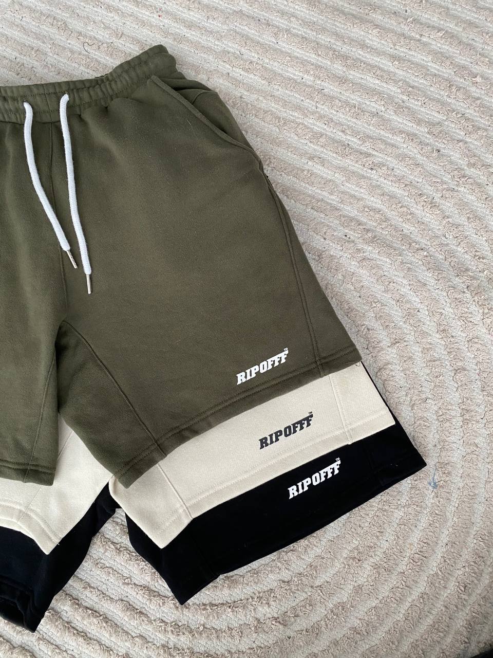 RIPOFFF SWEATSHORTS 1.0 - Đen (Black)