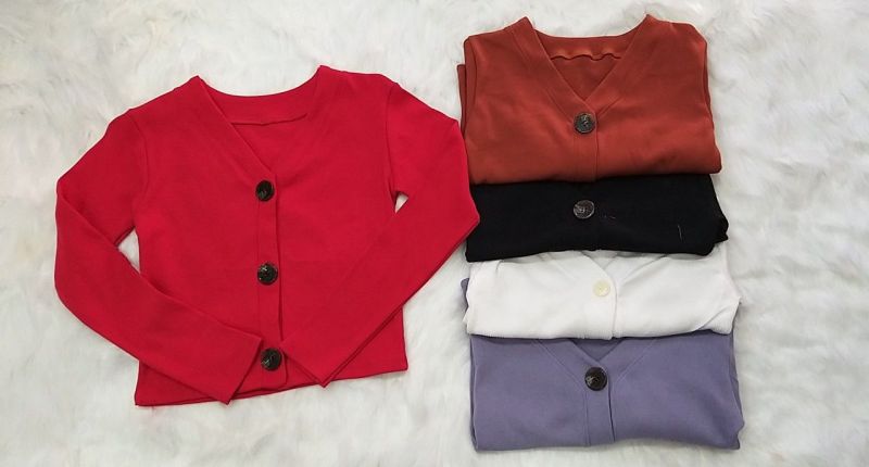 ÁO KHOÁC LEN TAY DÀI CROPTOP, FORM DƯỚI 50KG