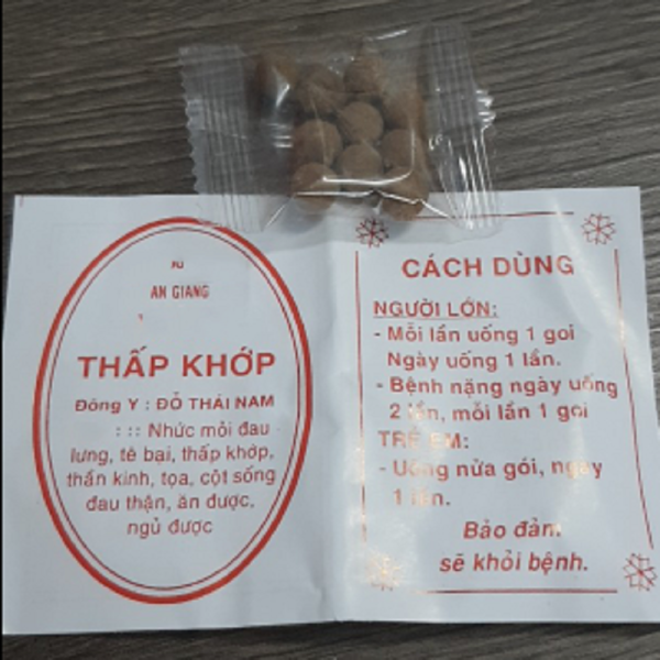 Phuongshop81- 50 gói Thấp khớp Đỗ Thái Nam (Bì màu đỏ)