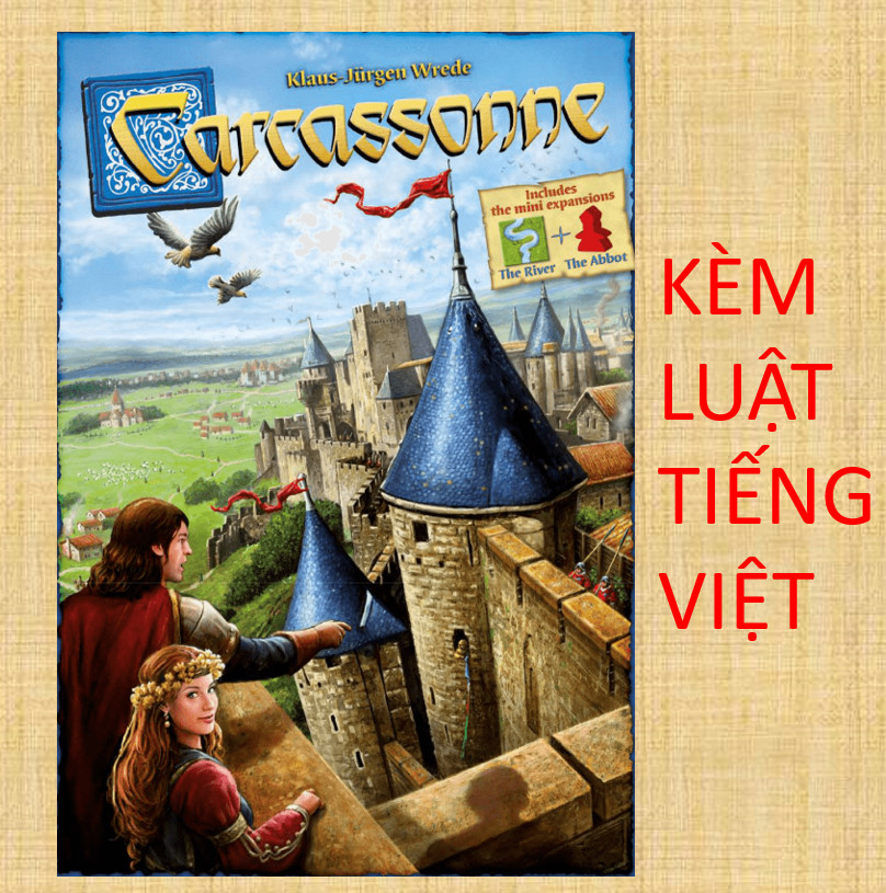 [HCM]TRÒ CHƠI CARCASSONNE BẢN TIẾNG ANH