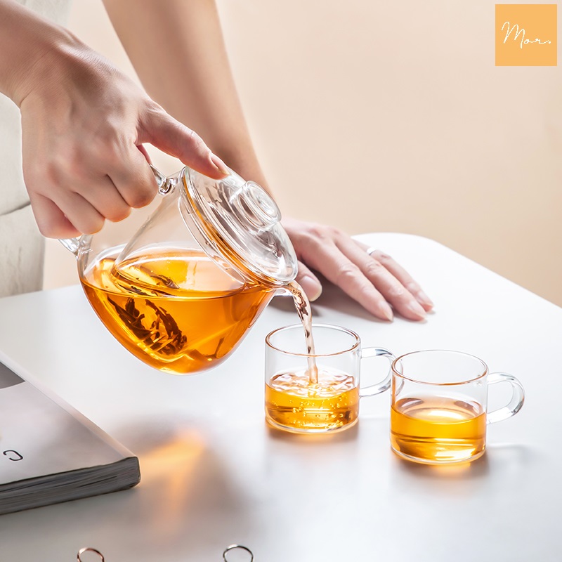 Bộ ấm trà thủy tinh chịu nhiệt - 500ml