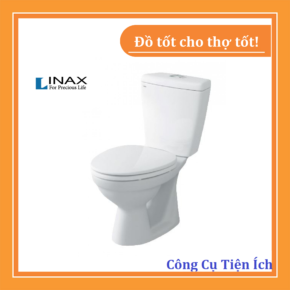 Nắp bồn cầu Linax 108 , nắp nhựa thay thế vừa cho bệt C108 hãng Inax