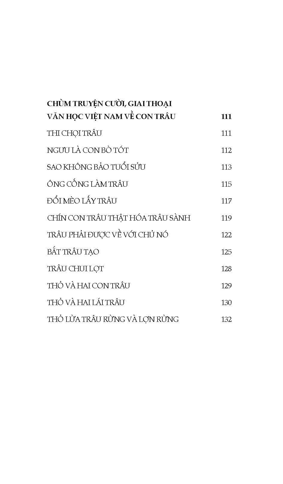 Những Câu Chuyện Về Trâu