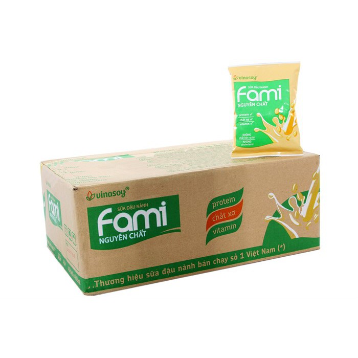 Sữa đậu nành Fami bịch (36 bịch/thùng)