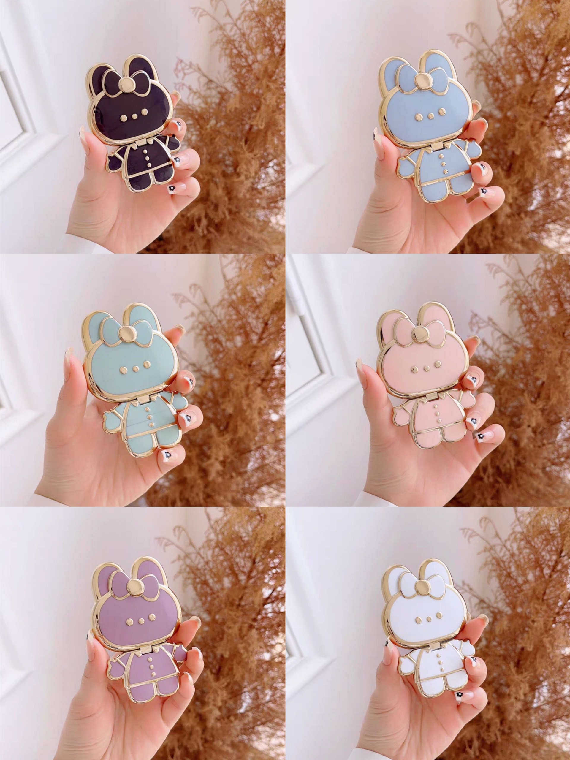 Giá đỡ kèm gương Hello Kitty