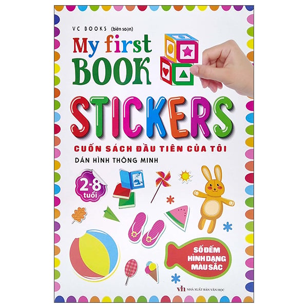 Sách - my first book stickers - số đếm hình dạng màu sắc