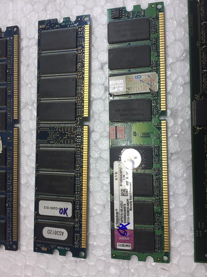 Ram DDR1 Máy tính để bàn 256Mb Bus 333 / 400