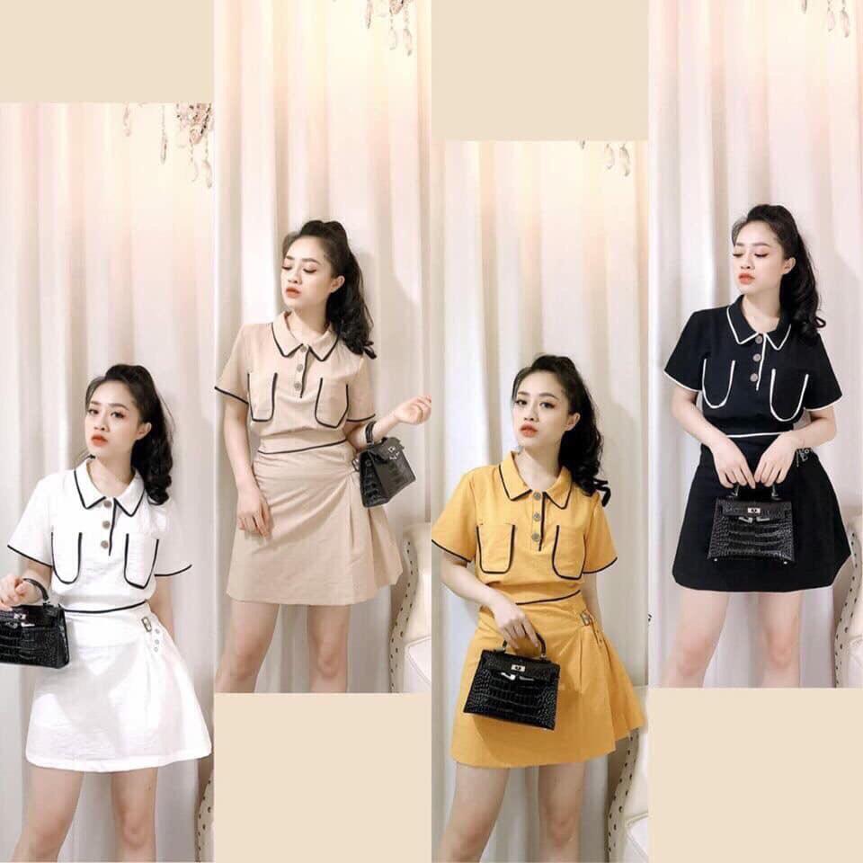 [HCM]Set váy  nữ cột nơ - MTB
