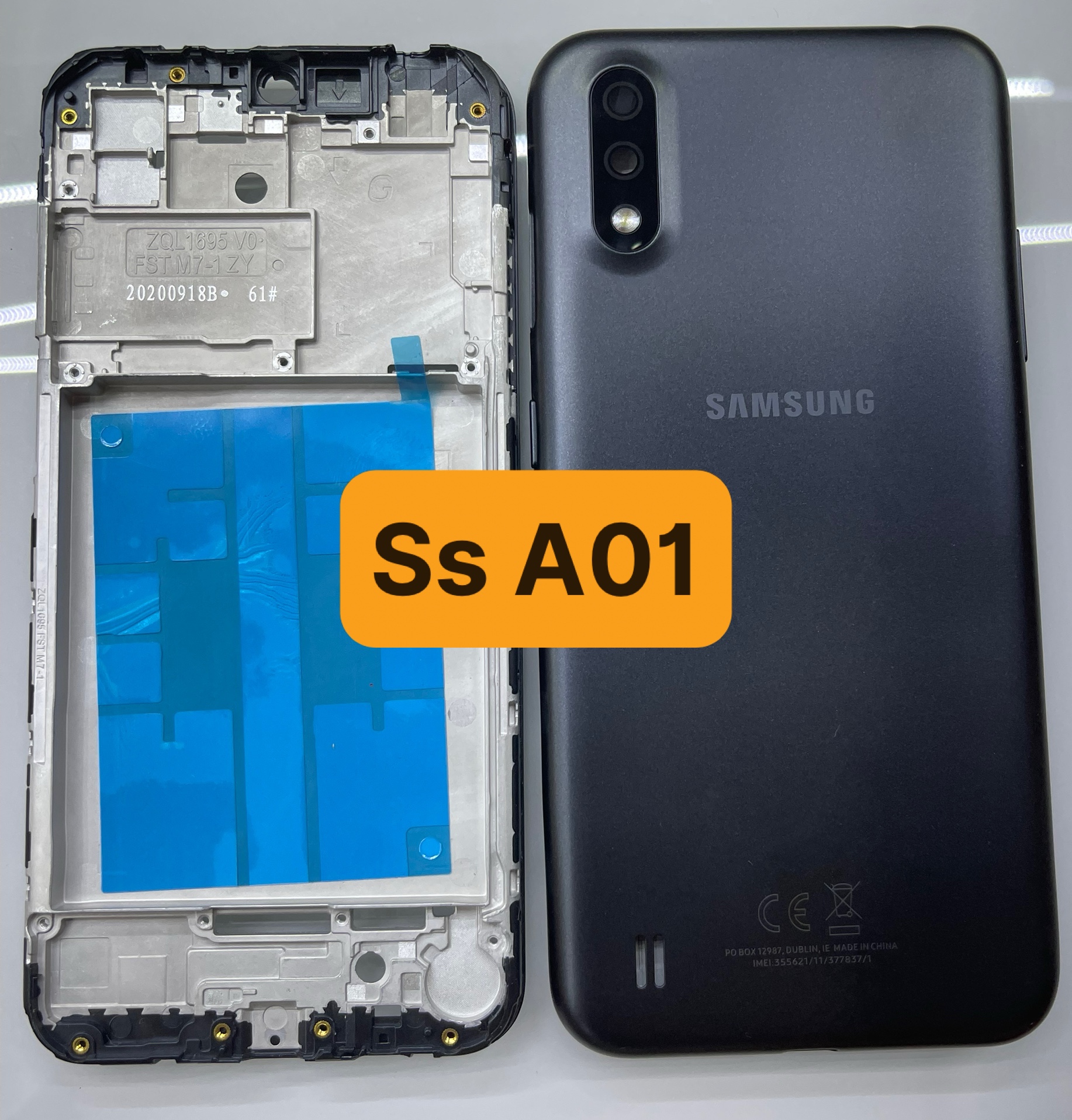 Bộ xương vỏ sam sung a01