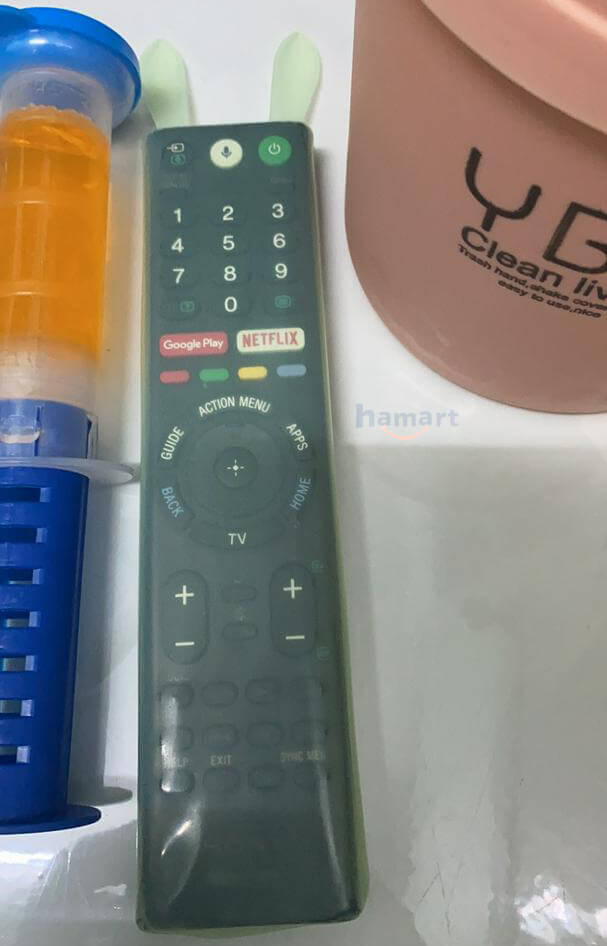 Bọc Điều Khiển TV Remote Điều Hoà Silicone Tai Thỏ Dạ Quang Phát Sáng Chống Thấm Nước Bụi Bẩn