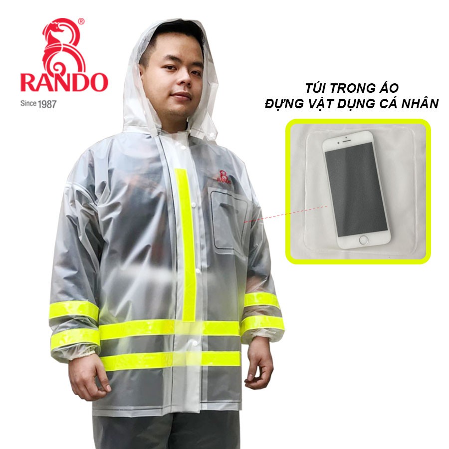 Áo mưa BỘ RANDO - Phản Quang (ASPC-02)