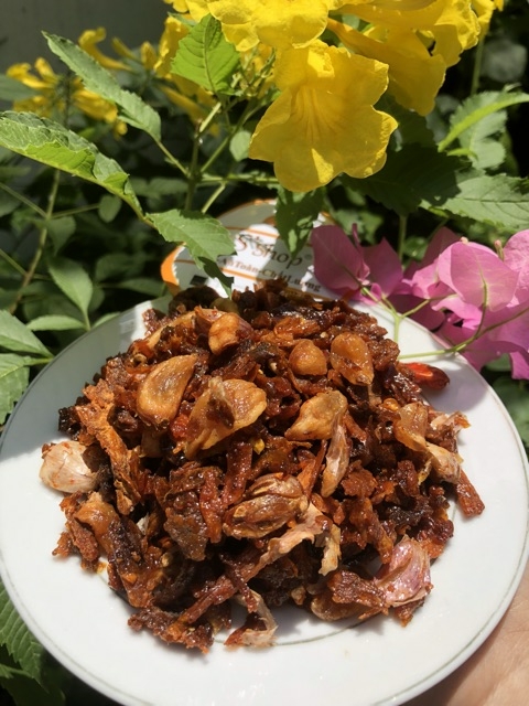 100GR khô bò sate cháy tỏi