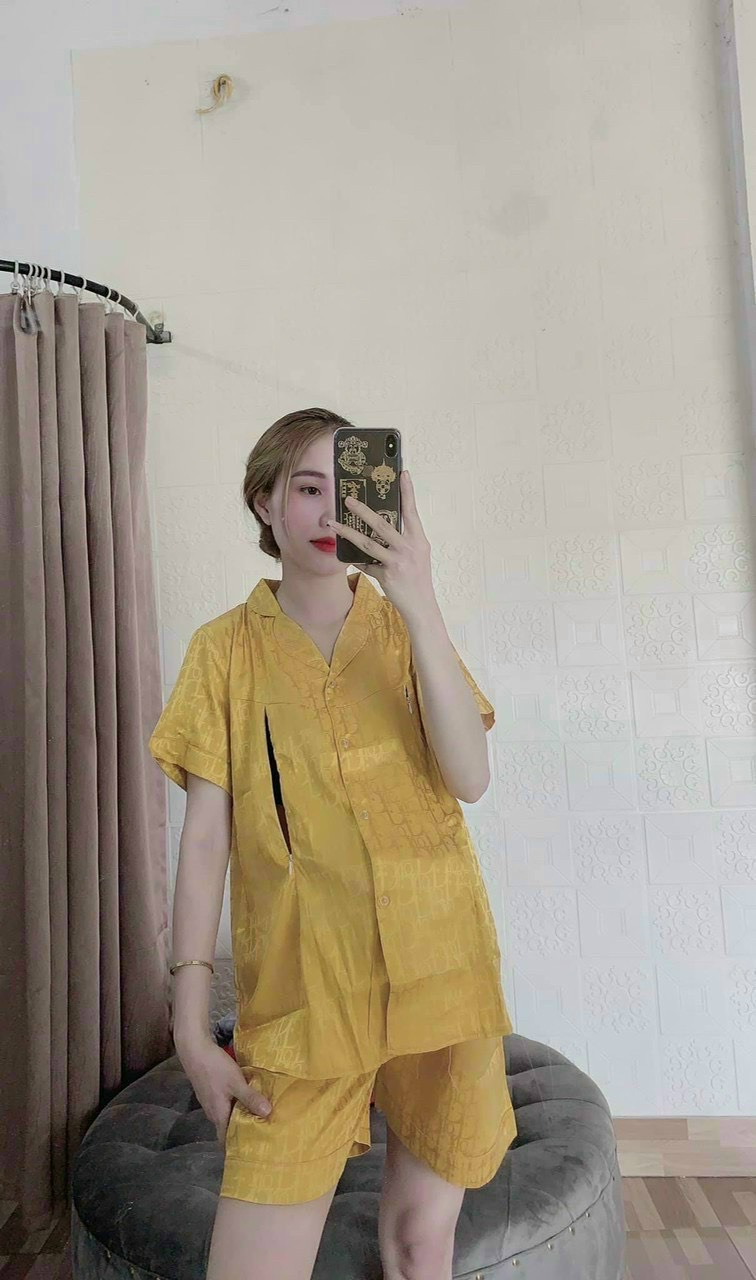 bộ đồ bầu chất lụa kết hợp sau sinh giá rẻ, đẹp