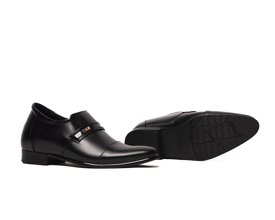 [6] shoes height increasing Men T&TRA S1083 plain black