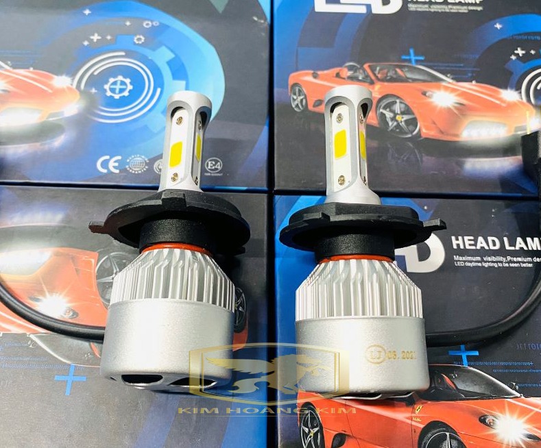 Cặp đèn Led X7 3 tim gắn xe máy Sirius,Exciter,Wave,Dream....Siêu Sáng