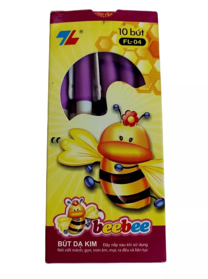 Bút Dạ Kim Tím Thiên Long FL-04 BeBe Nét 0.5ml Học Sinh