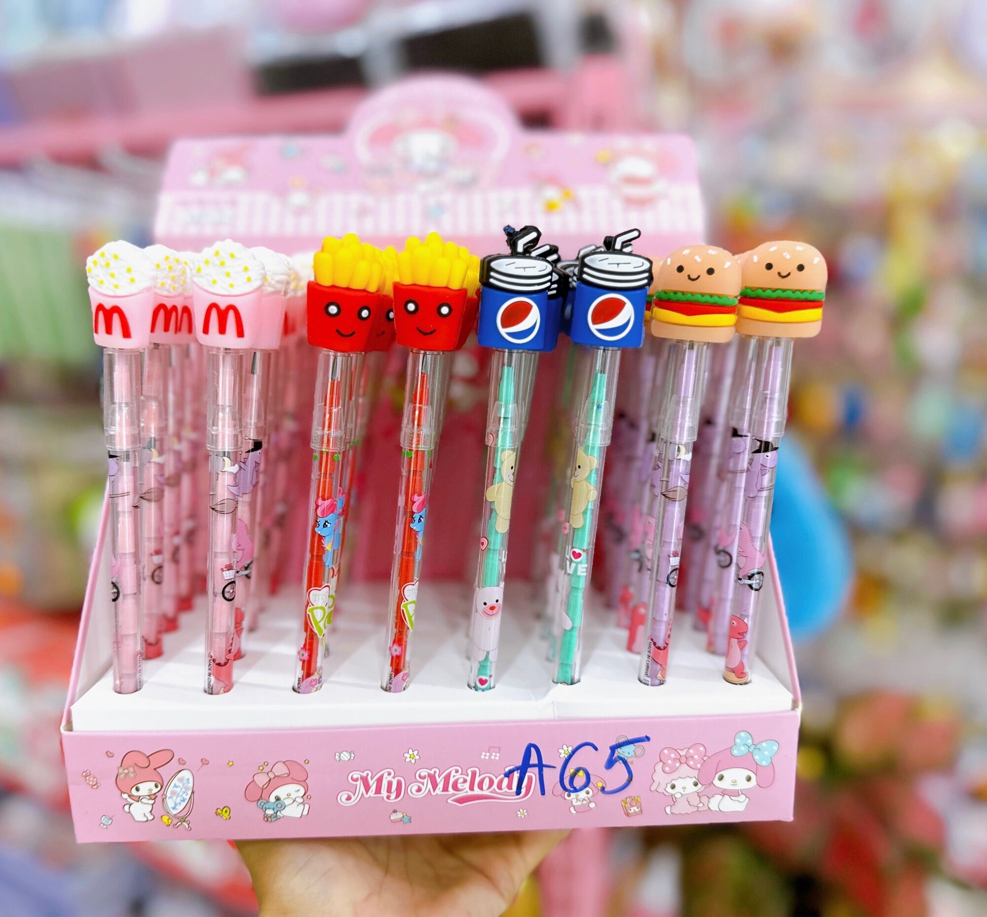 [MUA 2 GIẢM 5%]Bút Chì Khúc Mẫu Phi Hành Gia, Thức Ăn, Thú Cute Cho Bé