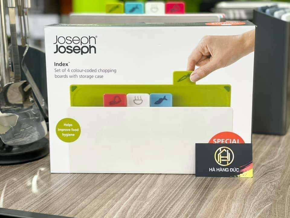 Bộ 4 thớt kháng khuẩn Joseph Index Special Edition White