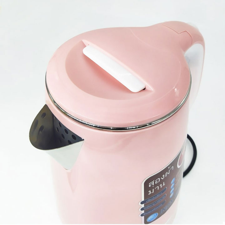 Ấm Siêu Tốc Thái Lan Jiplai 2 Lớp - Bình Đun Nước Siêu Tốc 2.5L