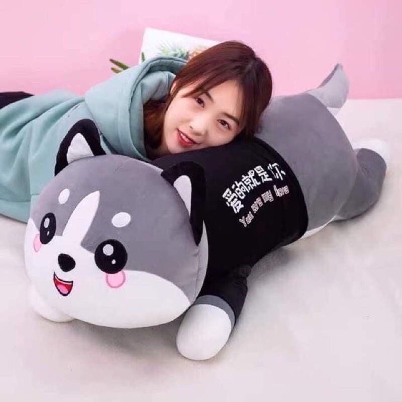 Gấu bông Mèo Alaska size 1m2 dễ thương - siêu to khổng lồ thú nhồi bông - gấu bông quà tặng- gối ôm