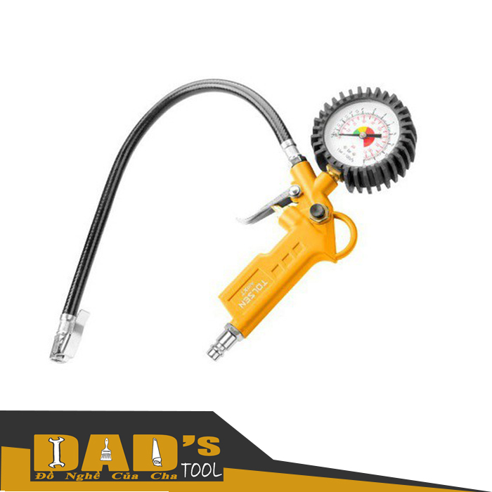 [HCM]DỤNG CỤ BƠM LỐP CÓ ĐỒNG HỒ - TOLSEN 73193