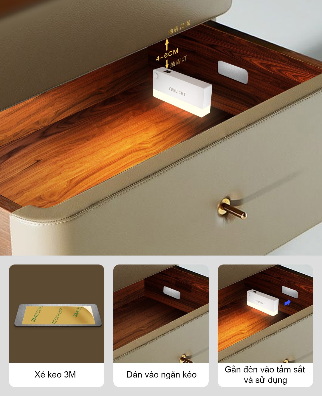 Đèn LED cảm biến Yeelight Sensor Drawer Light A6