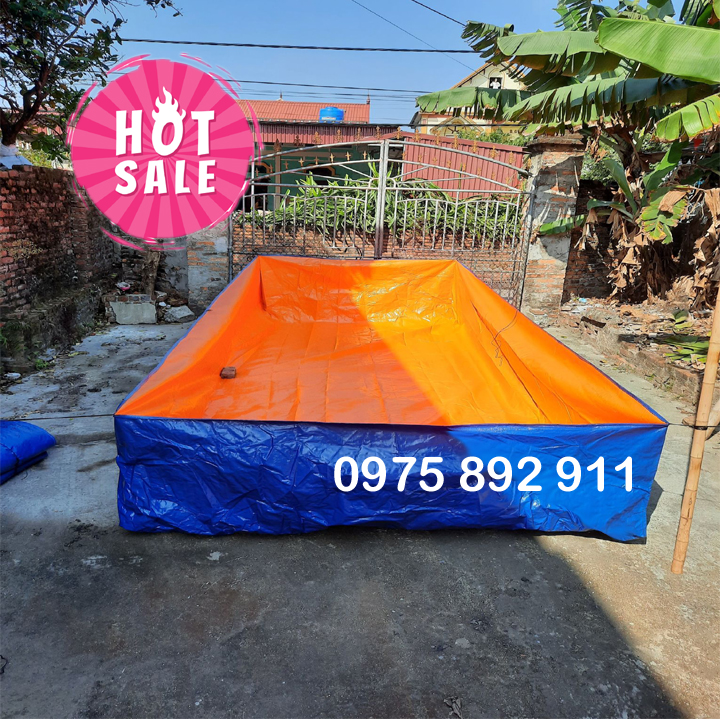 BỂ BẠT NUÔI CÁ , ỐC ẾCH - 6X3X1