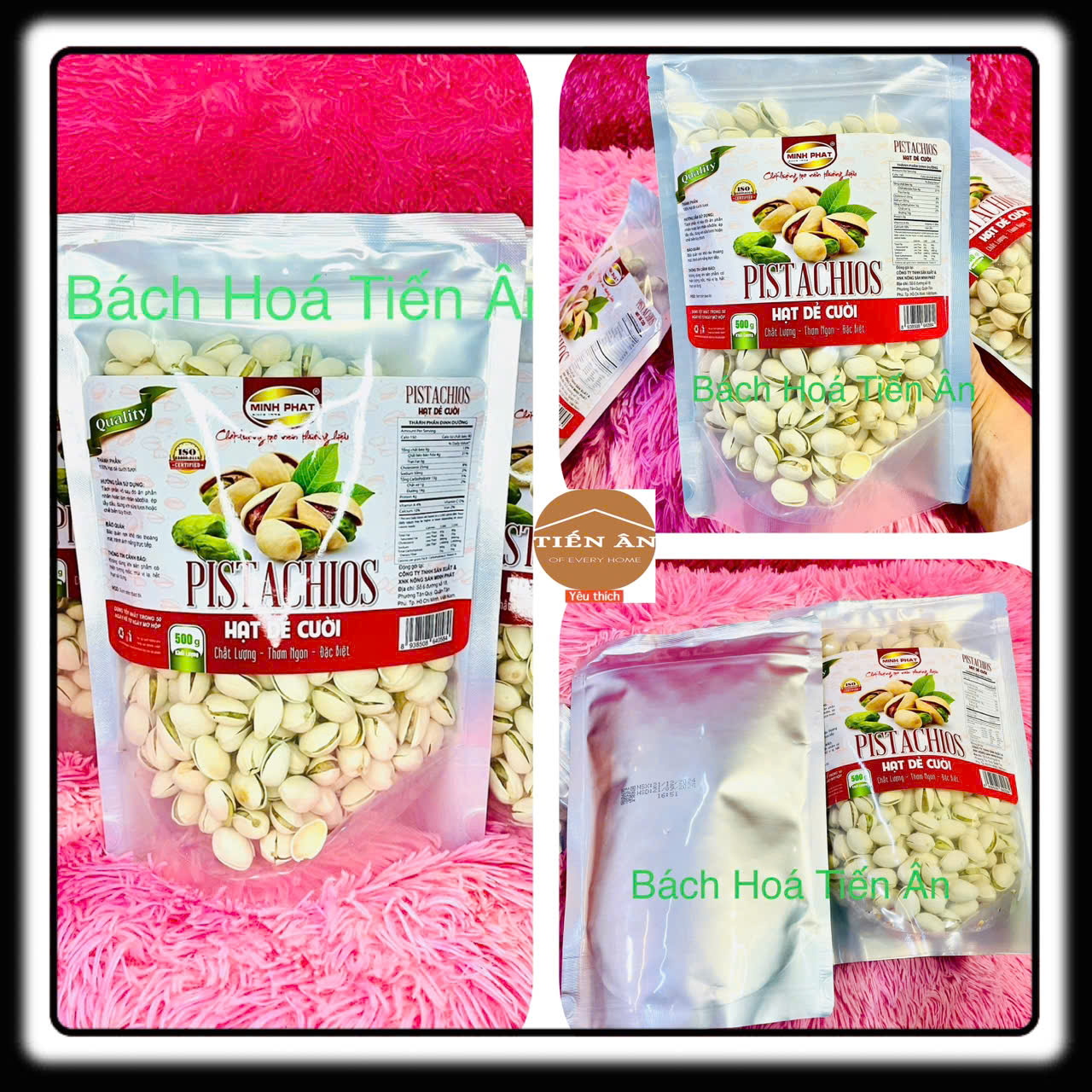 Pistachios Large Nuts Minh Phat 500g Tet an Khang