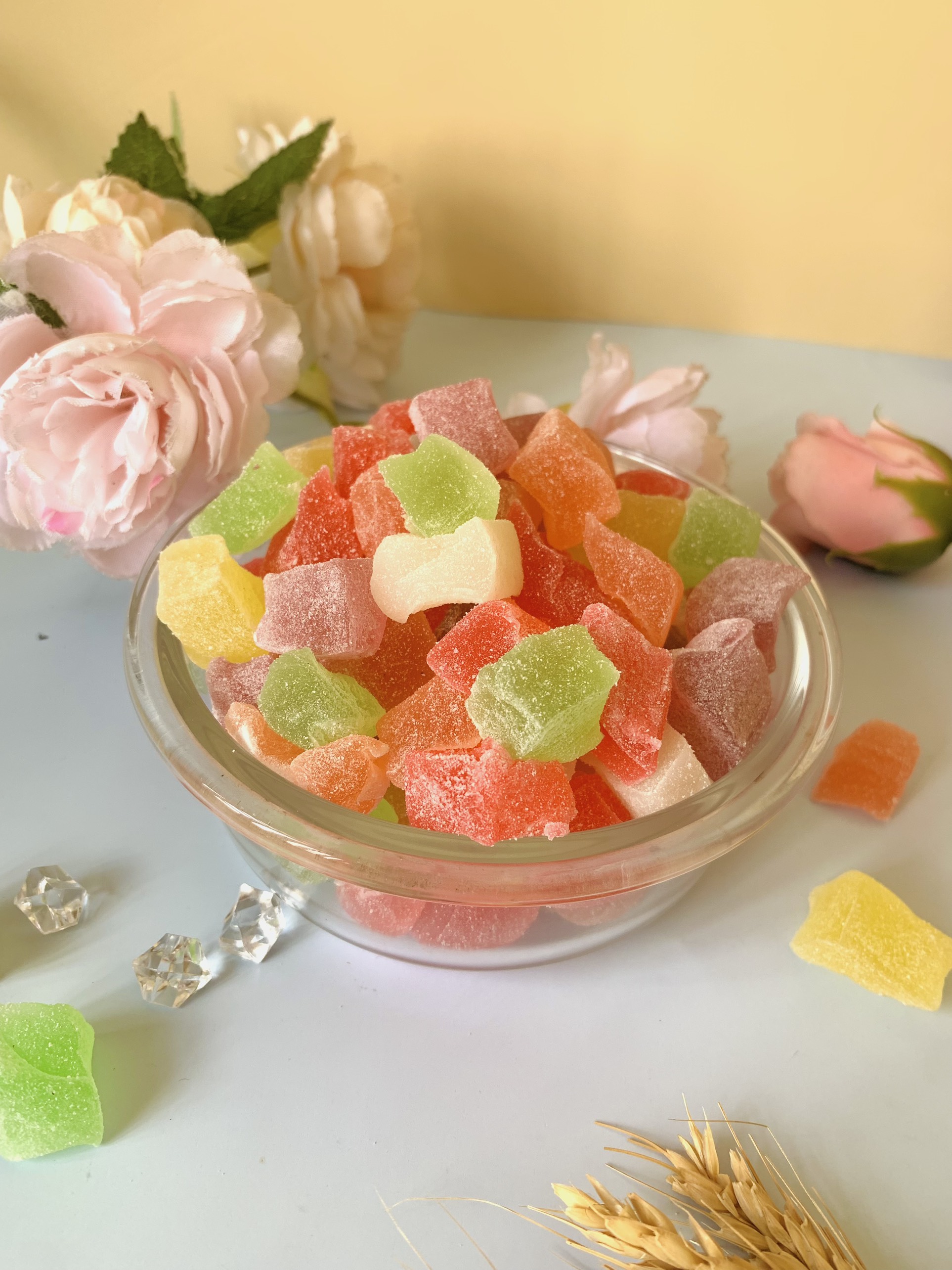 500g Kẹo Dẻo Dâu Sữa Bò Đội Nón