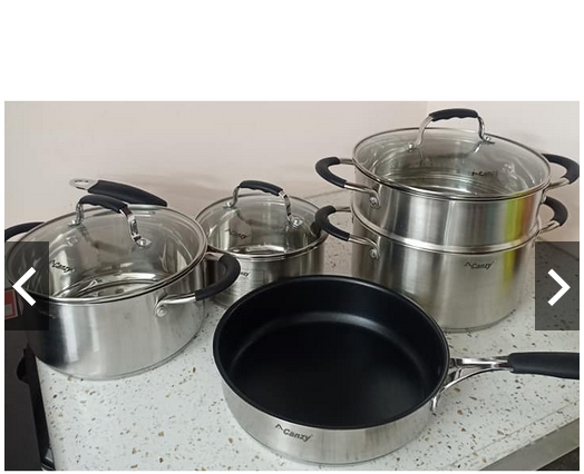 Bộ nồi inox cao cấp Canzy CZ 899