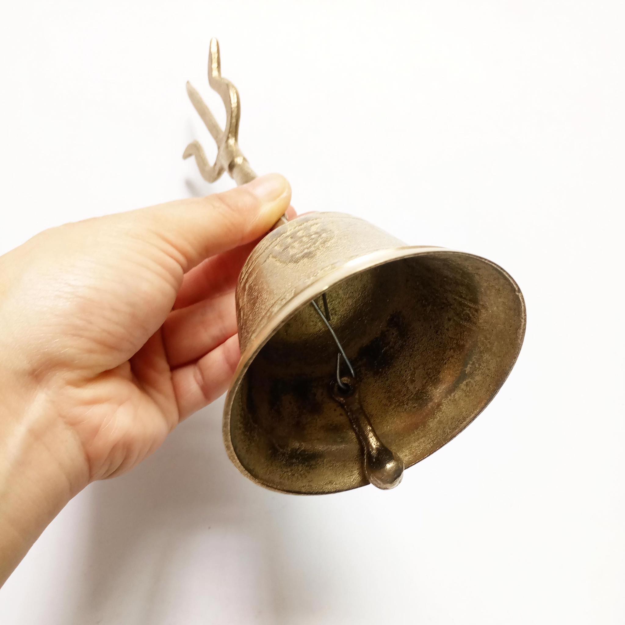 Chuông đồng Tam Thanh cao cấp dài 20cm