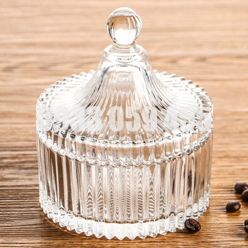 Thố Thủy Tinh Kim Cương LOẠI ĐẠI Đựng Mứt, Hũ Mứt Thủy Tinh Đẹp, Hu Lọ Thủy Tinh Đựng Thực Phẩm Khô, Khay Đựng Mứt Kiểu Dáng Sang Trọng