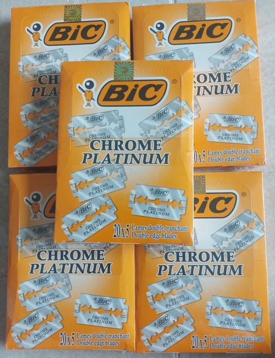 Hộp 100 lưỡi lam Bic Hy Lạp ( 20 Hộp x 5 lưỡi )
