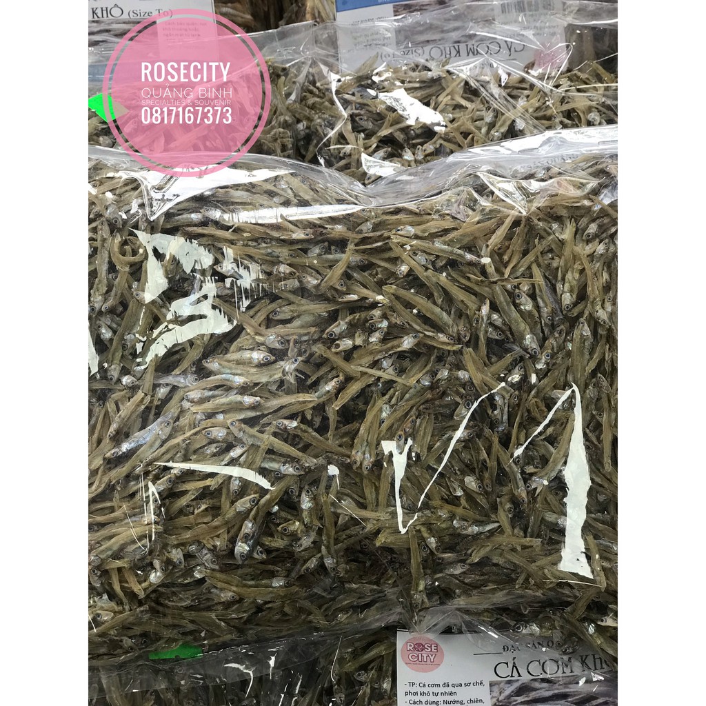 Đặc sản[ĐẶC SẢN HẢI SẢN QUẢNG BÌNH] - CÁ CƠM KHÔ NHỎ 400gramSiêu ngon